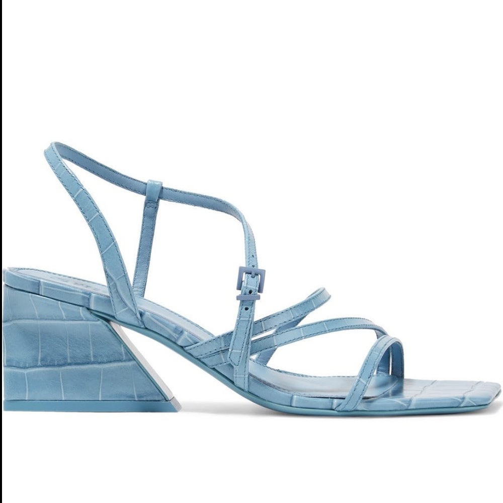 Mercedes Castillo Kelise Blue Strappy Sandals